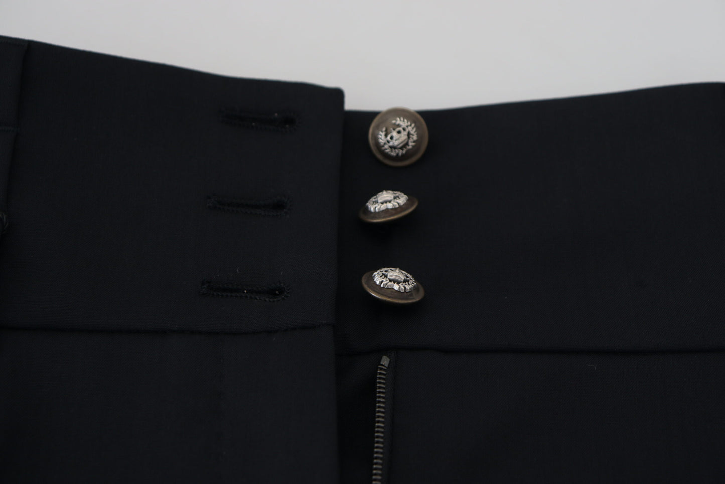 Dolce & Gabbana Elegant High-Waist Tapered Wool Pants