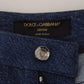 Dolce & Gabbana Elegant High-Waist Wide-Leg Denim Jeans