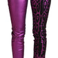 Dolce & Gabbana Elegant High Waist Slim Fit Purple Jeans