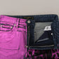 Dolce & Gabbana Elegant High Waist Slim Fit Purple Jeans