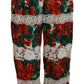 Dolce & Gabbana Elegant High Waist Floral Pants