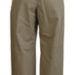 Dolce & Gabbana Elegant High Waist Straight Pants in Beige