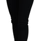 Dolce & Gabbana Chic High Waist Slim Fit Black Jeans