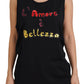 Dolce & Gabbana Black Sequined Amore E Bellezza Tank Top