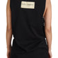 Dolce & Gabbana Black Sequined Amore E Bellezza Tank Top