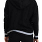 Juicy Couture Elegant Black Logo Pullover Sweater