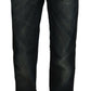 Just Cavalli Chic Mid Waist Straight Denim for Sophisticated Style