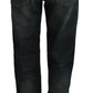 Just Cavalli Chic Mid Waist Straight Denim for Sophisticated Style