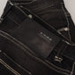 Acht Elegant Tapered Mid Waist Black Jeans