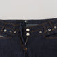 Just Cavalli Chic Flared Low Waist Denim Delight