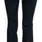 John Galliano Chic Low Waist Flared Denim Jeans