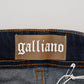 John Galliano Chic Low Waist Flared Denim Jeans