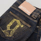 John Galliano Chic Low Waist Flared Denim Jeans