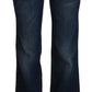 Costume National Chic Flared Low Waist Denim Jeans