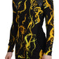 Versace Jeans Elegant Viscose Blend Top with Iconic Print