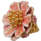 Dolce & Gabbana Elegant Multicolor Crystal Statement Ring