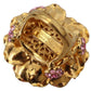 Dolce & Gabbana Elegant Multicolor Crystal Statement Ring