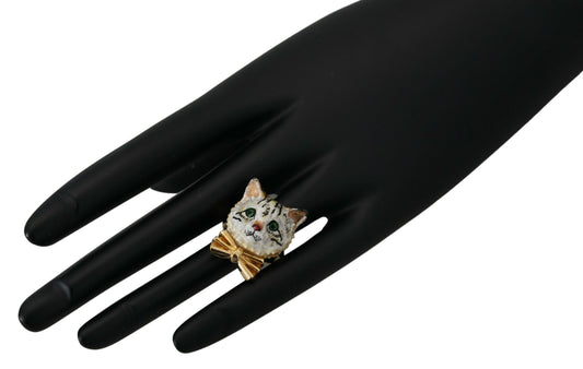 Dolce & Gabbana Enchanting Feline Resin Ring