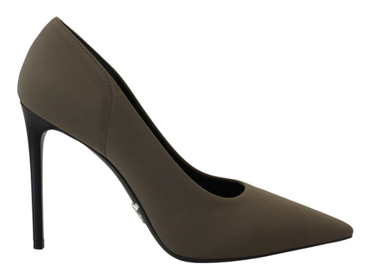 Prada Exquisite Suede Green Pumps