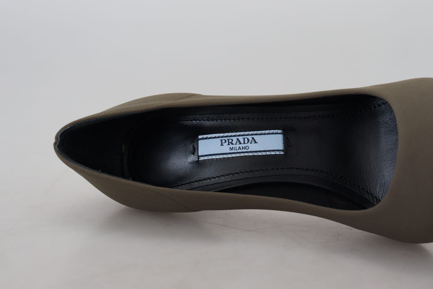 Prada Exquisite Suede Green Pumps