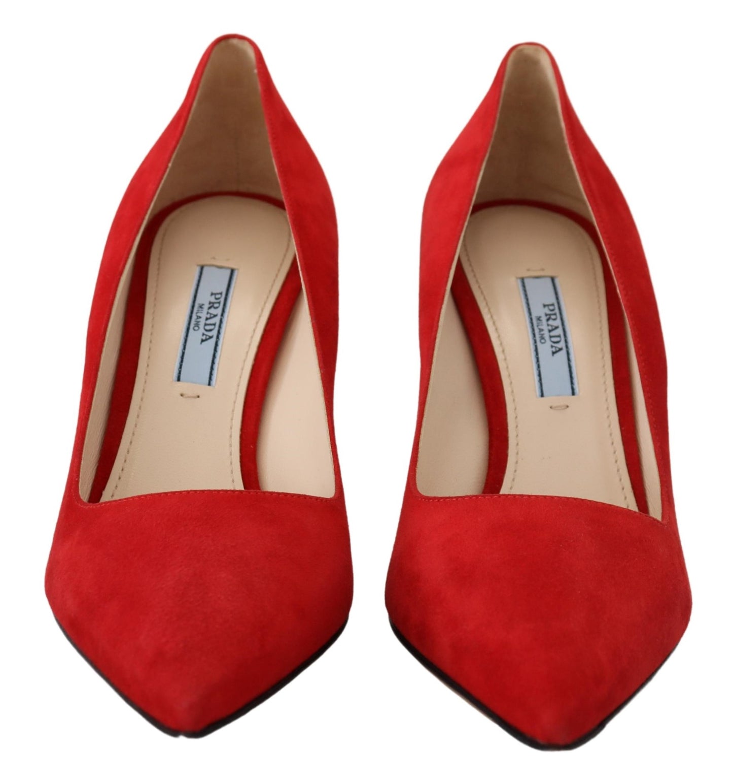 Prada Red Suede Heels - Elegance Meets Comfort