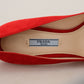 Prada Red Suede Heels - Elegance Meets Comfort