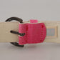 John Galliano Elegant Pink Leather Fashion Belt