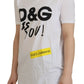 Dolce & Gabbana Chic White Cotton Logo Tee