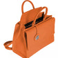 Baldinini Trend Chic Calfskin Button-Closure Handbag