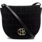 Baldinini Trend Elegant Leather Crossbody Bag with Flap Closure