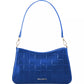 Baldinini Trend Elegant Light Blue Leather Shoulder Bag