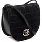 Baldinini Trend Elegant Leather Crossbody Bag with Flap Closure