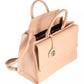 Baldinini Trend Chic Calfskin Handbag with Button Closure