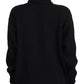 Dolce & Gabbana Elegant Black Turtleneck Wool-Cashmere Sweater