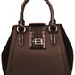 Baldinini Trend Elegant Crocodile Print Leather Handbag