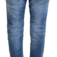 Dsquared² Chic Cropped Blue Denim - Elevate Your Casual Look