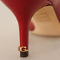 Dolce & Gabbana Exquisite Red Patent Leather Pumps