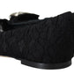 Dolce & Gabbana Elegant Floral Lace Flat Vally Shoes