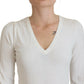 Patrizia Pepe Chic Ivory Casual Blouse