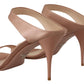 Prada Glimmering Rose Gold Leather Heels