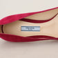 Prada Elegant Dark Pink Suede Heels Pumps