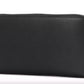 PINKO Elegant Black Leather Zip Wallet