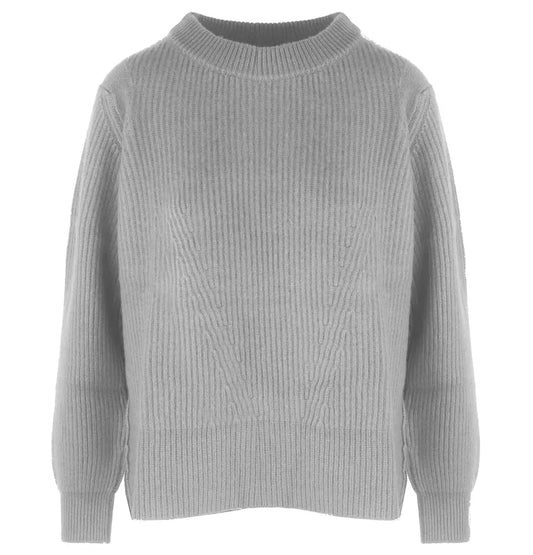 Malo Elegant Ribbed Wool-Cashmere Women's Sweater