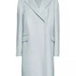 Alberta Ferretti Chic Light Blue Wool Blend Coat for Women