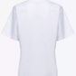 PINKO Chic White Cotton Jersey T-Shirt