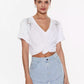 PINKO Chic White Cotton Jersey T-Shirt