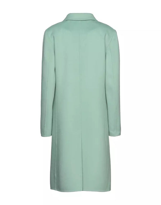 Alberta Ferretti Elegant Double-Breasted Wool Coat