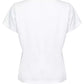 PINKO Chic White Cotton Tee with Signature Front Design