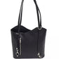 Baldinini Trend Black Leather Women Shoulder Bag