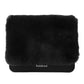 Baldinini Trend Chic Calfskin Shoulder Bag with Eco-Fur